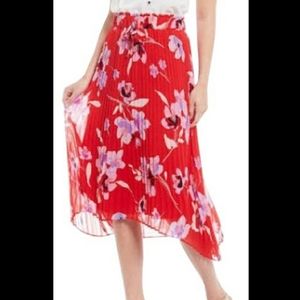 Calvin Klein Floral Pleated Skirt Size 3X